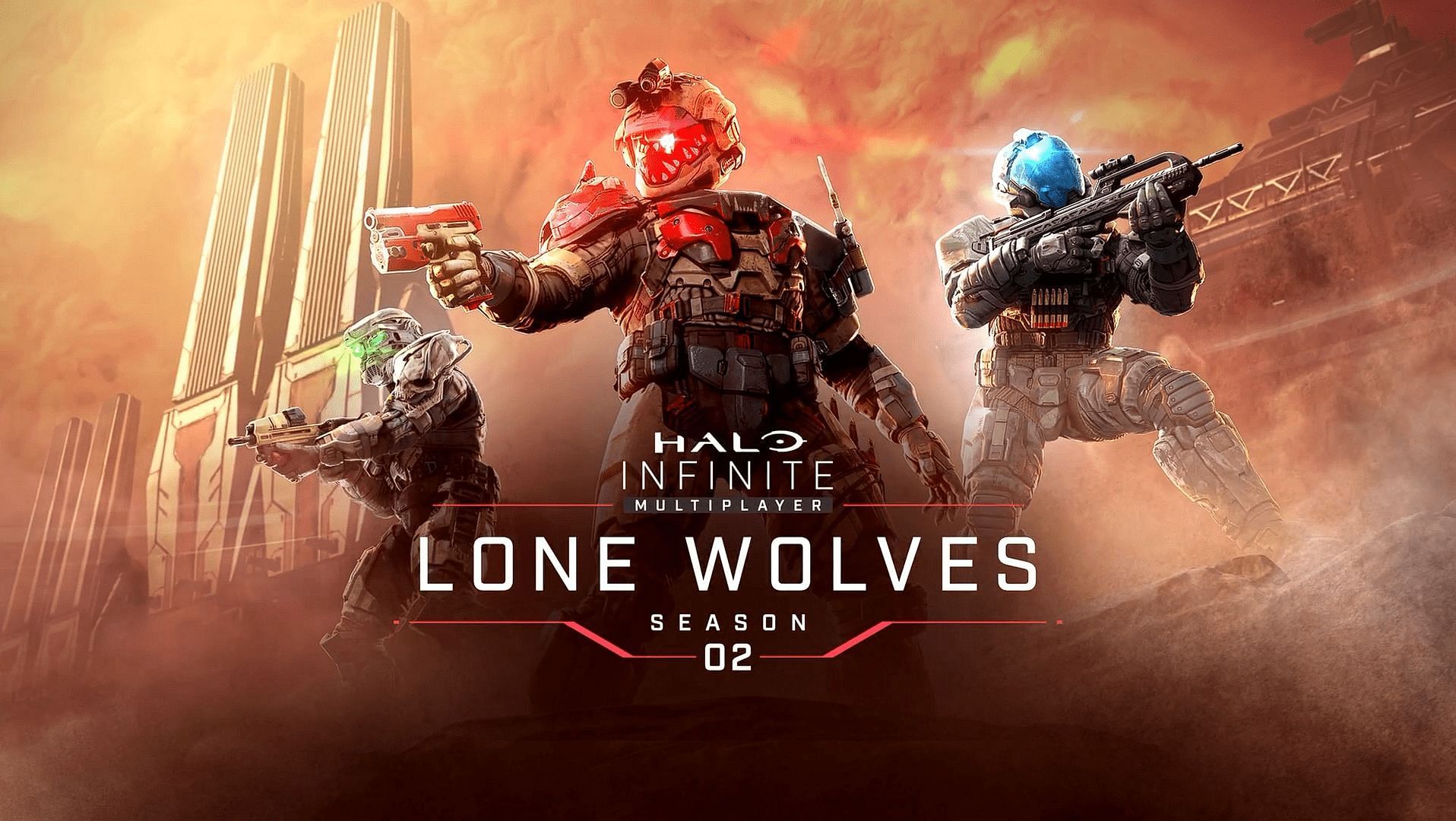 Ein Werbebild für Halo Infinite Staffel 2: Lone Wolves (Bild über 343 Industries)