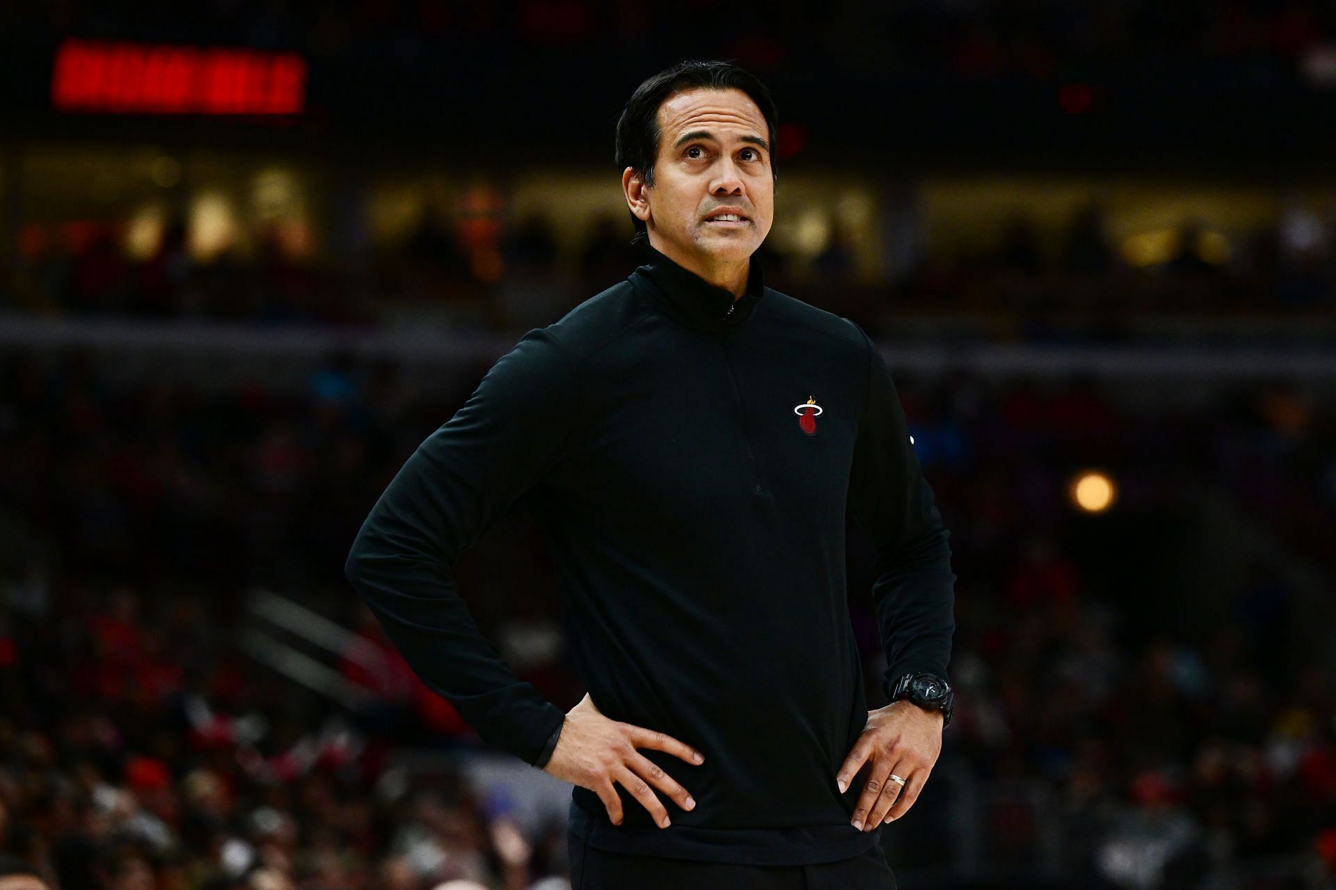 Head coach Erik Spoelstra of Miami Heat