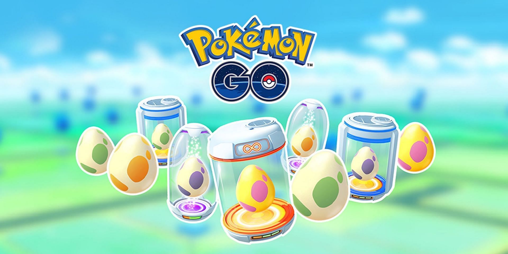 Most of the variants of eggs available in Pokemon GO (Image via The Pokemon Company)