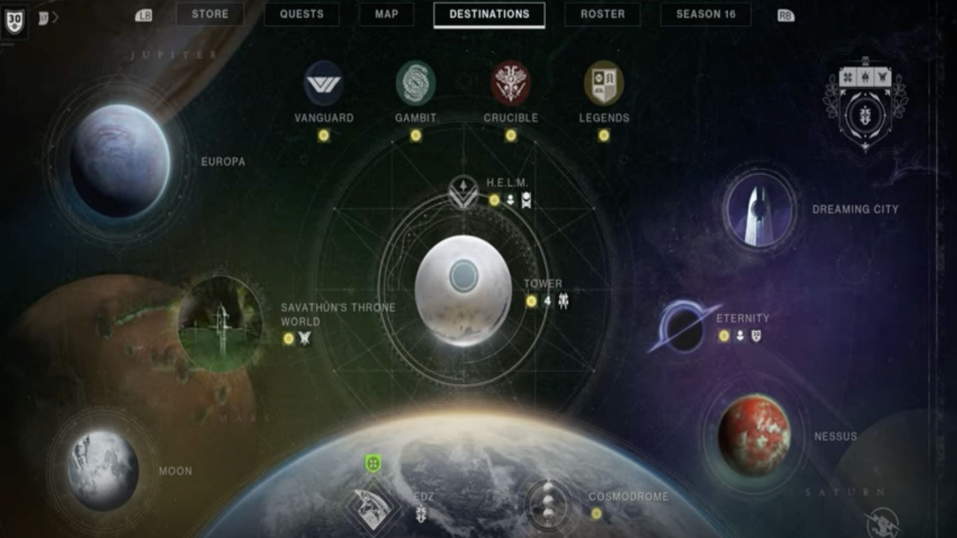 Players can gain access to new activities each week after the weekly reset (Image via Ginger Prime/YouTube)