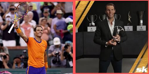 Rafael Nadal announced the winner of the LaureusSport for Good Society Award