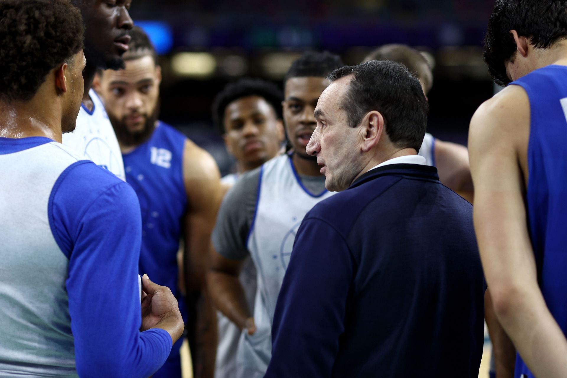 Coach K and the Blue Devils prepare for their matchup against North Carolina