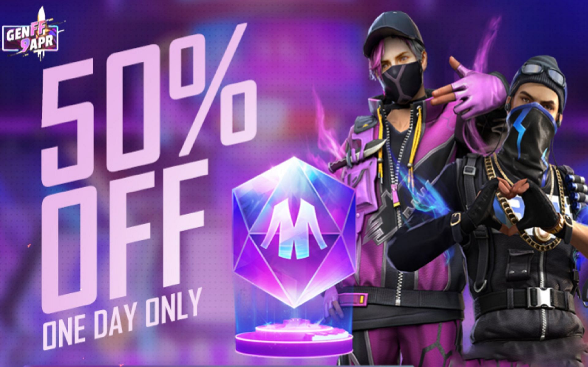 There&#039;s a 50% discount on the BTS Crystal (Image via Garena)