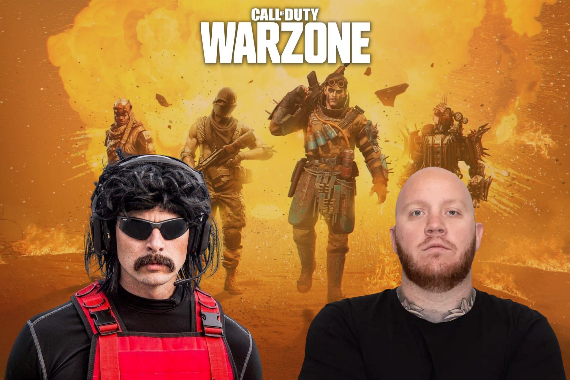 TimTheTatman and Dr Disrespect get disqualified from Tim&#039;s $150K Warzone tournament (Image via- Sportskeeda)