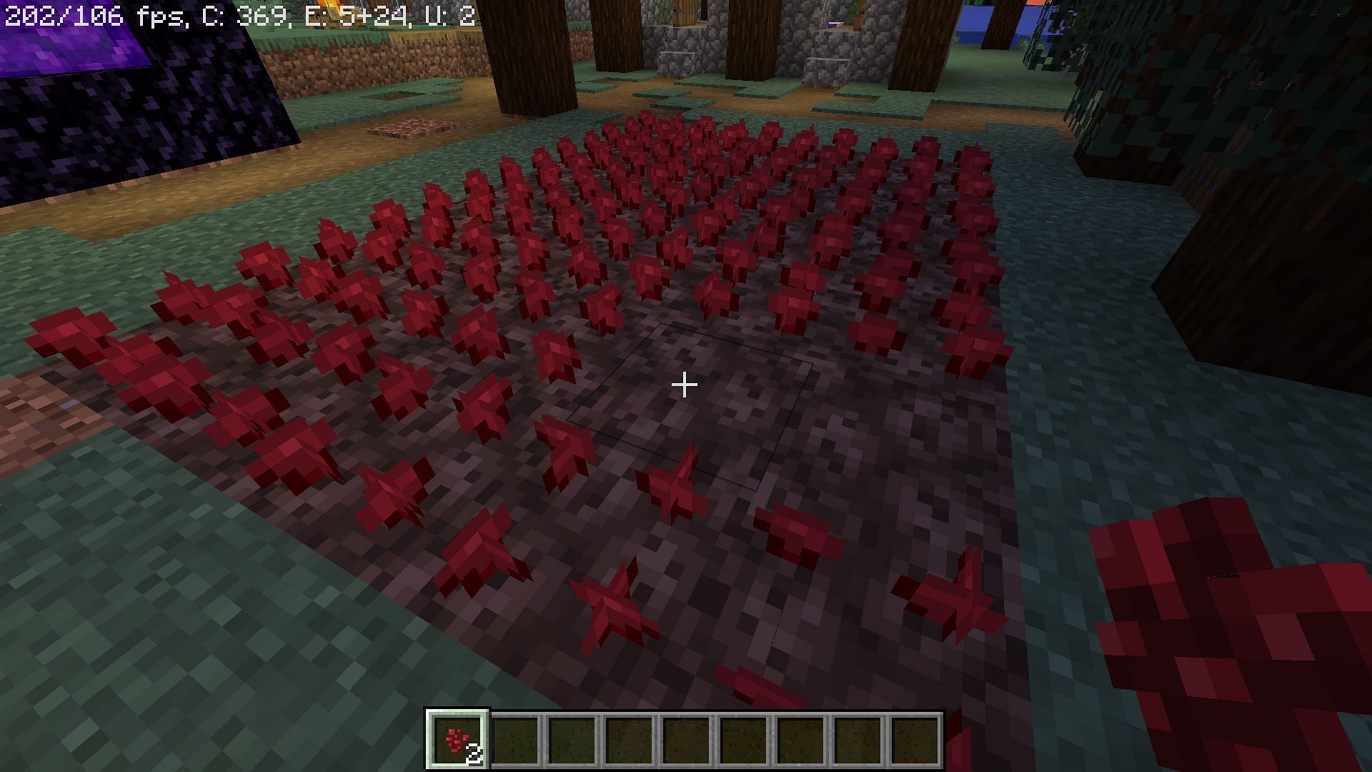 Grow them anywhere with soul sand (Image via Minecraft)
