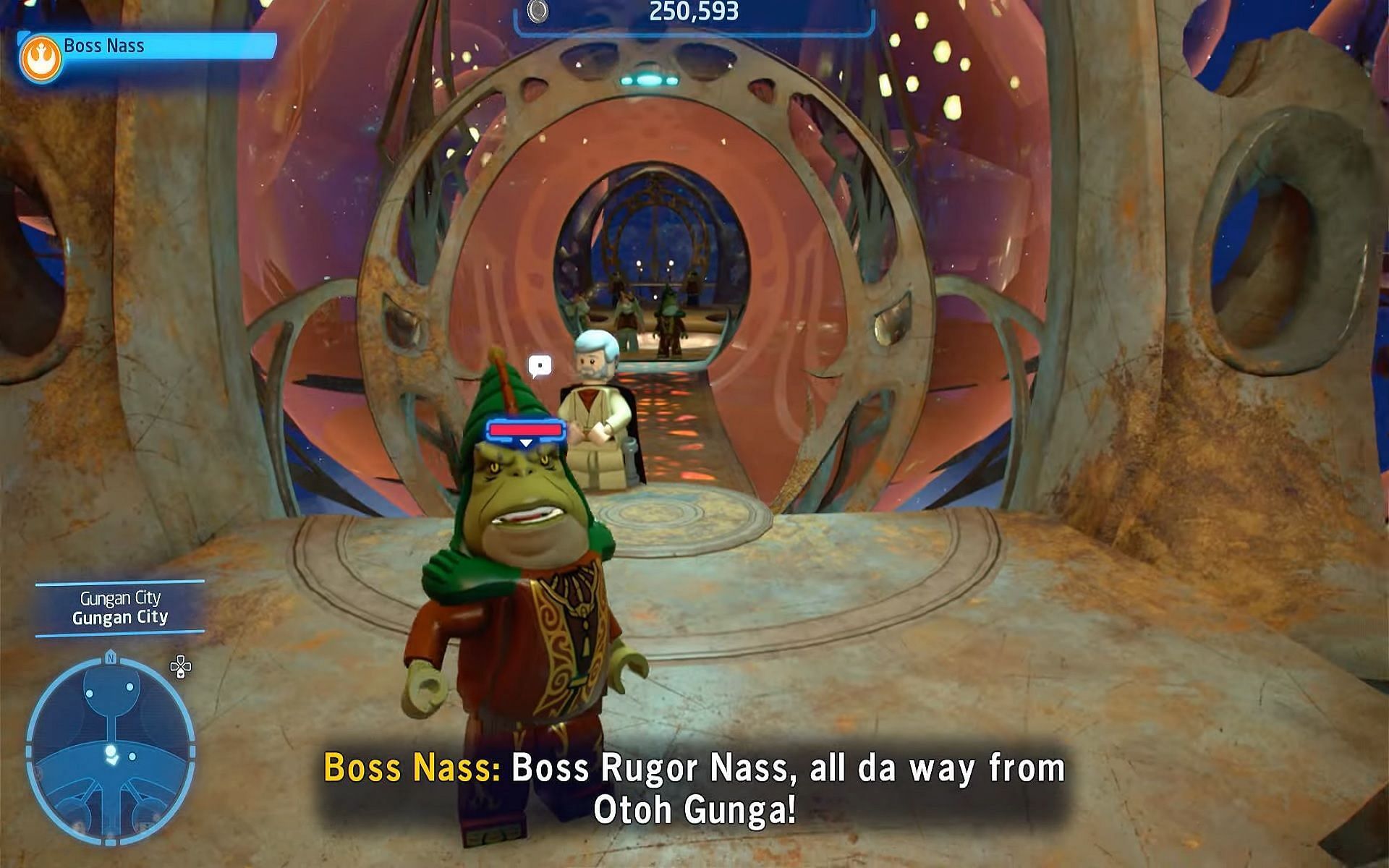 Boss Noss is the Gungan leader (Image via WoW Quests/YouTube)