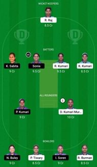 Deam11 Team for Bokaro Blossoms vs Jamshedpur Jasmines - Jharkhand Women’s T20 Trophy 2022