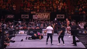 Bryan Danielson, Jon Moxley, and Ricky Starks address fans after AEW dynamite, Top heel interrupts