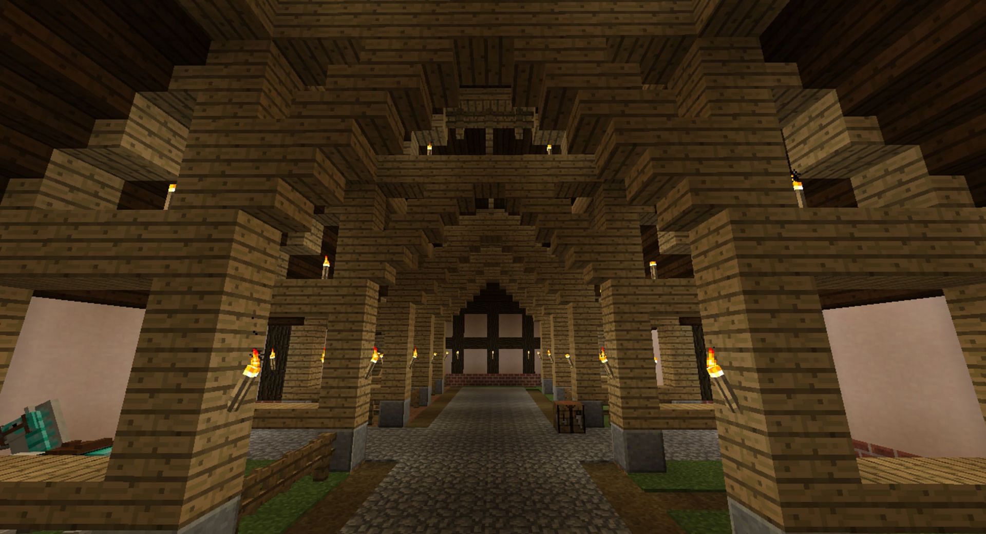 This build was inspired by medieval constructs originally built by the Britons (Image via MinecraftRamblings/WordPress)