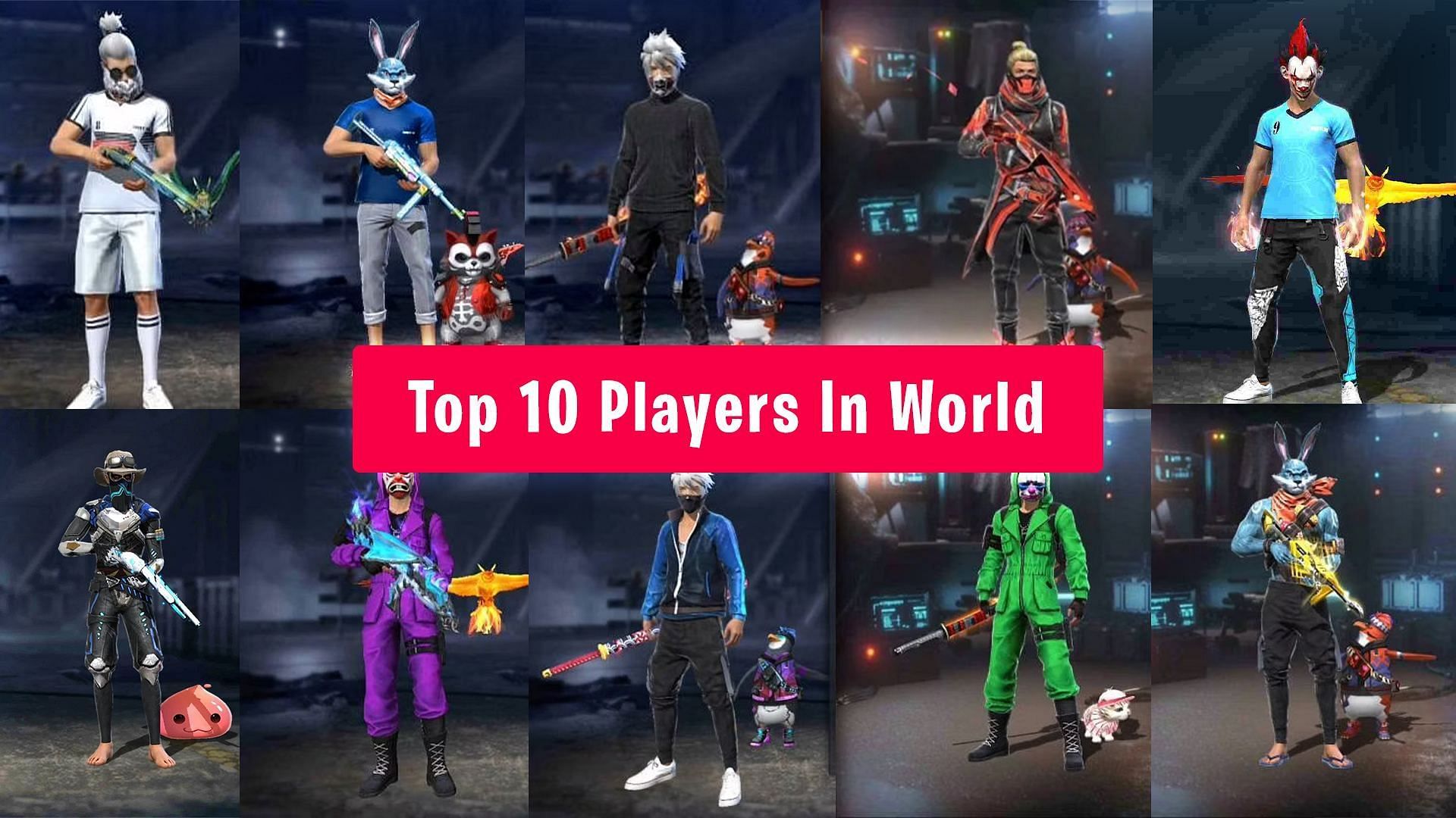 Top 10 Free Fire pro players with the best gameplay