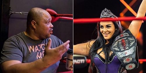 IMPACT talent D'Lo Brown and Deonna Purrazzo