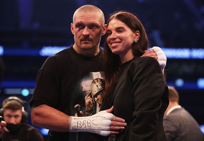 Oleksandr Usyk's wife reveals heavyweight champion experienced massive weight loss due to Ukraine war