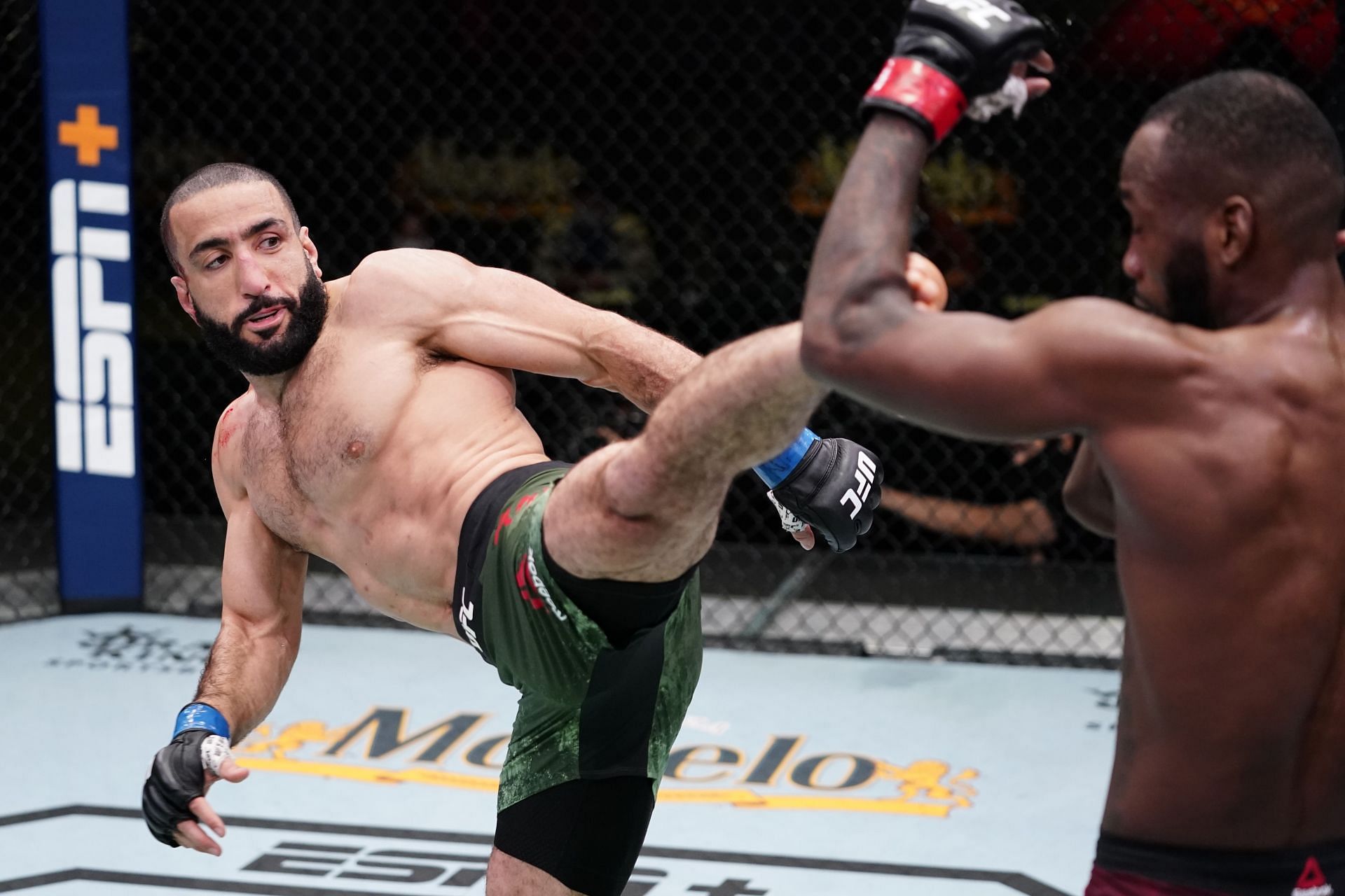 UFC Fight Night: Leon Edwards(right) v Belal Muhammad.