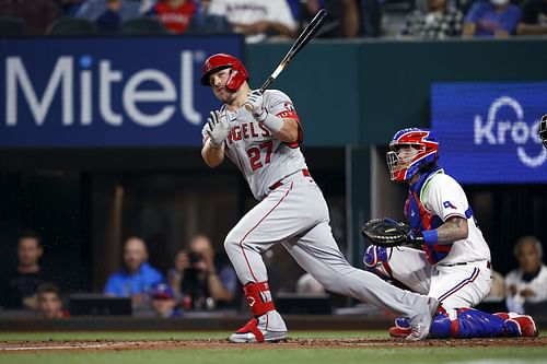 Los Angeles Angels star at the plate