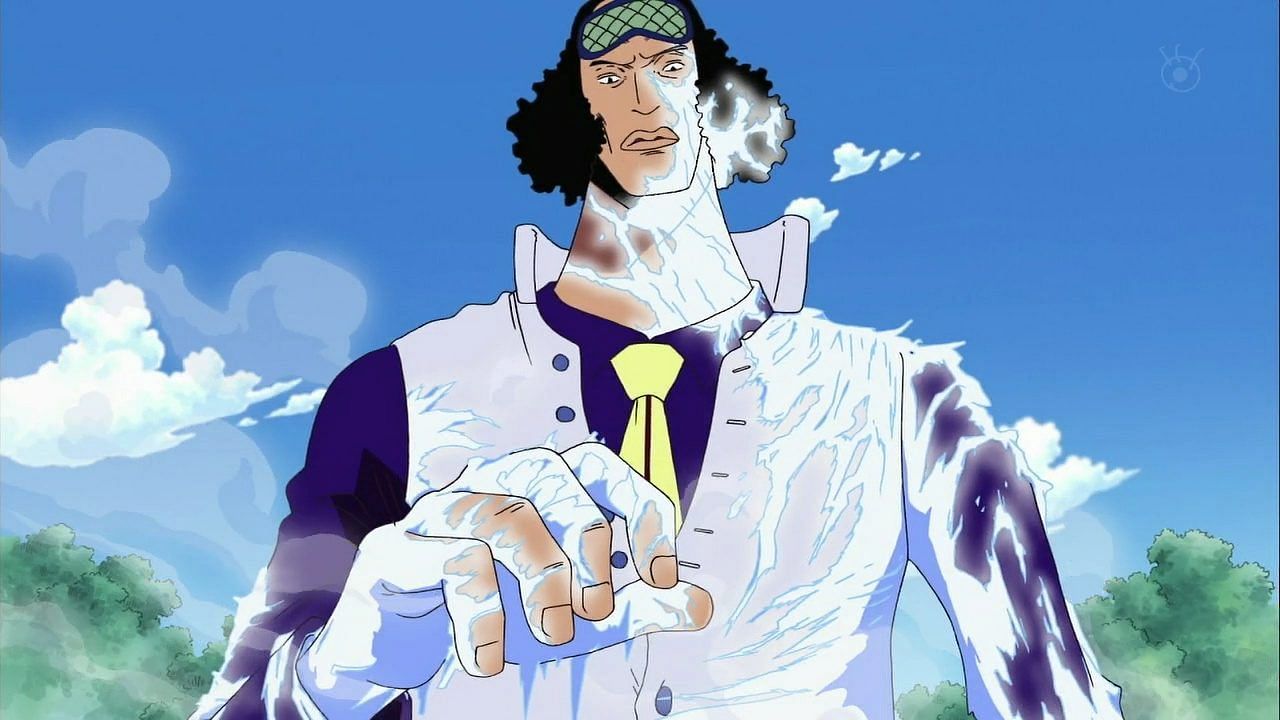 Aokiji as seen in the One Piece anime (Image via Toei Animation)