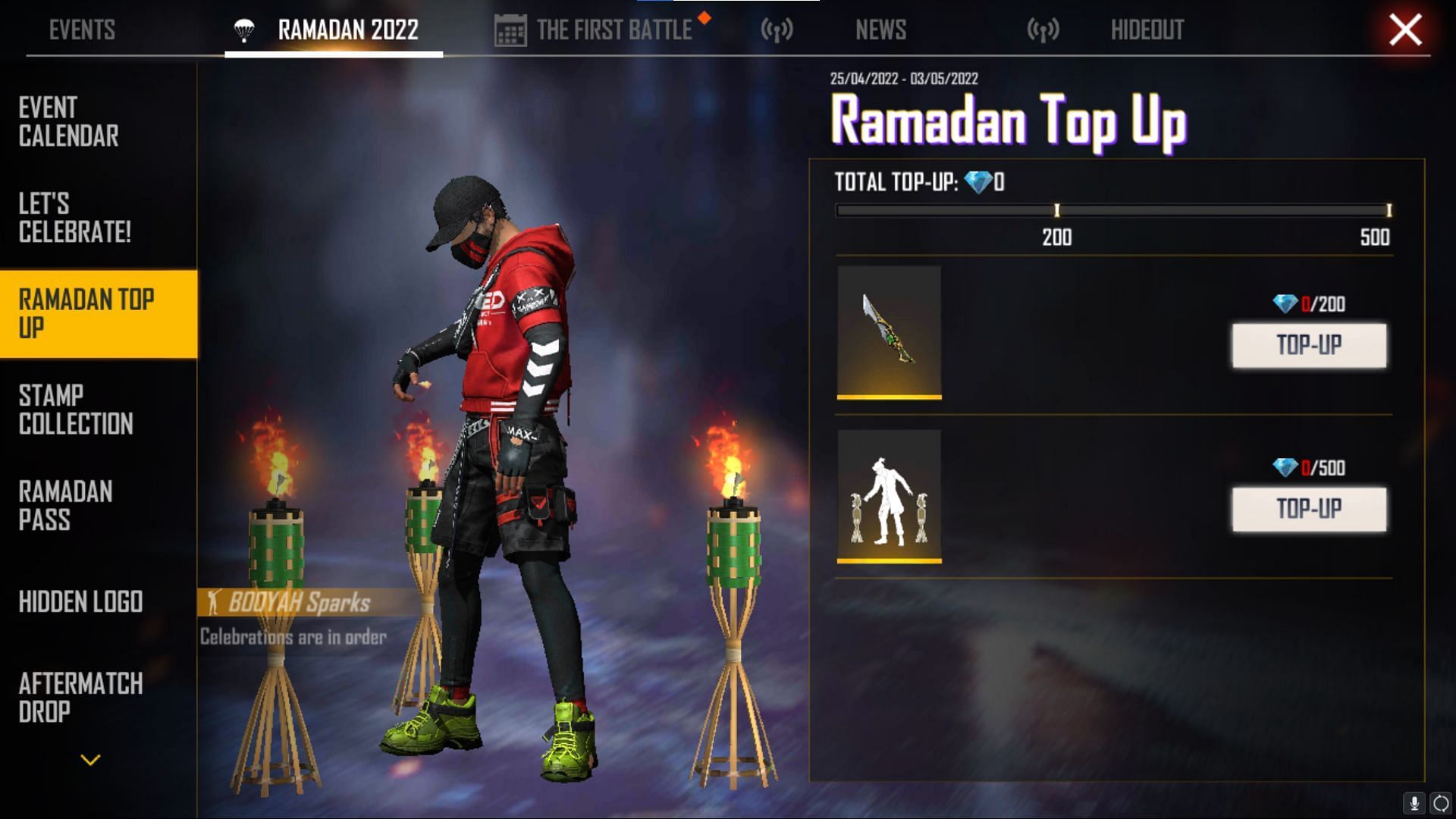 How to top up Free Fire diamonds to get legendary rewards for free (10-14  January)