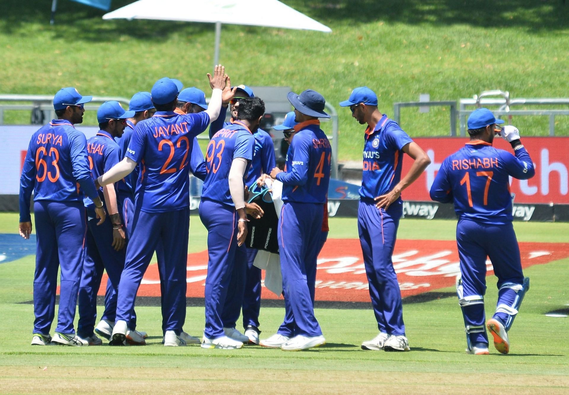 Team India during their tour of South Africa. Pic: Getty Images