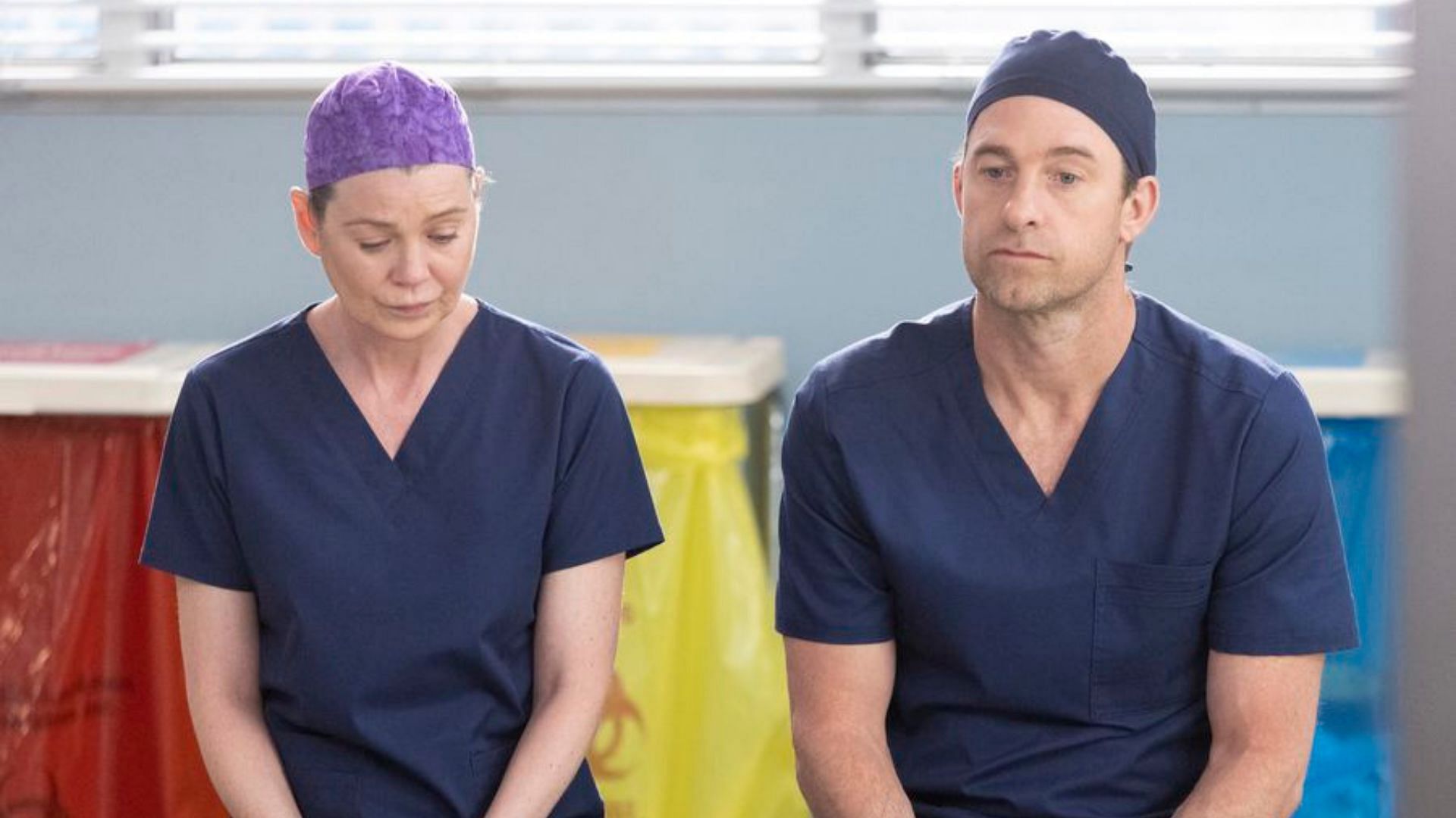 Meredith and Nick in Season 18 Episode 15 promo pictures (Image via @squadmernick/Twitter)
