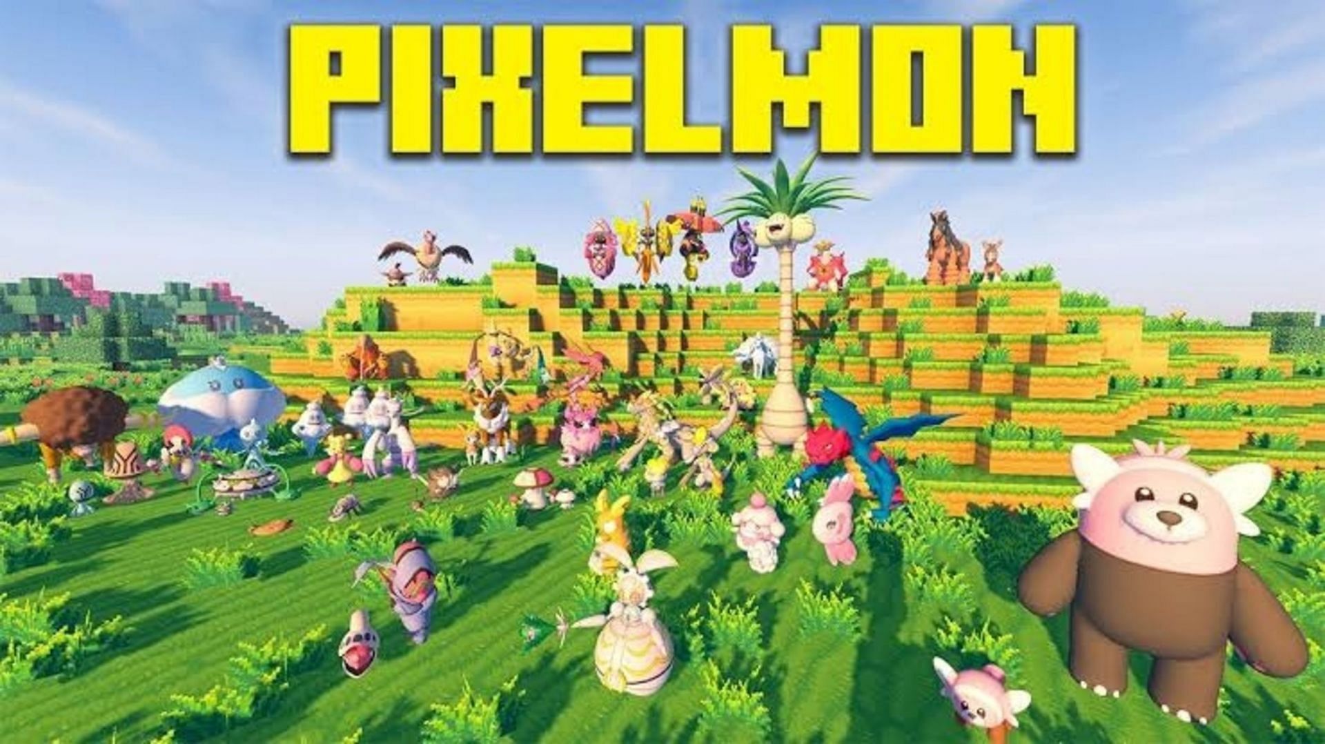 The Pixelmon Modpack is a one-stop download for a ton of Pixelmon fun (Image via PixelmonMod/CurseForge)
