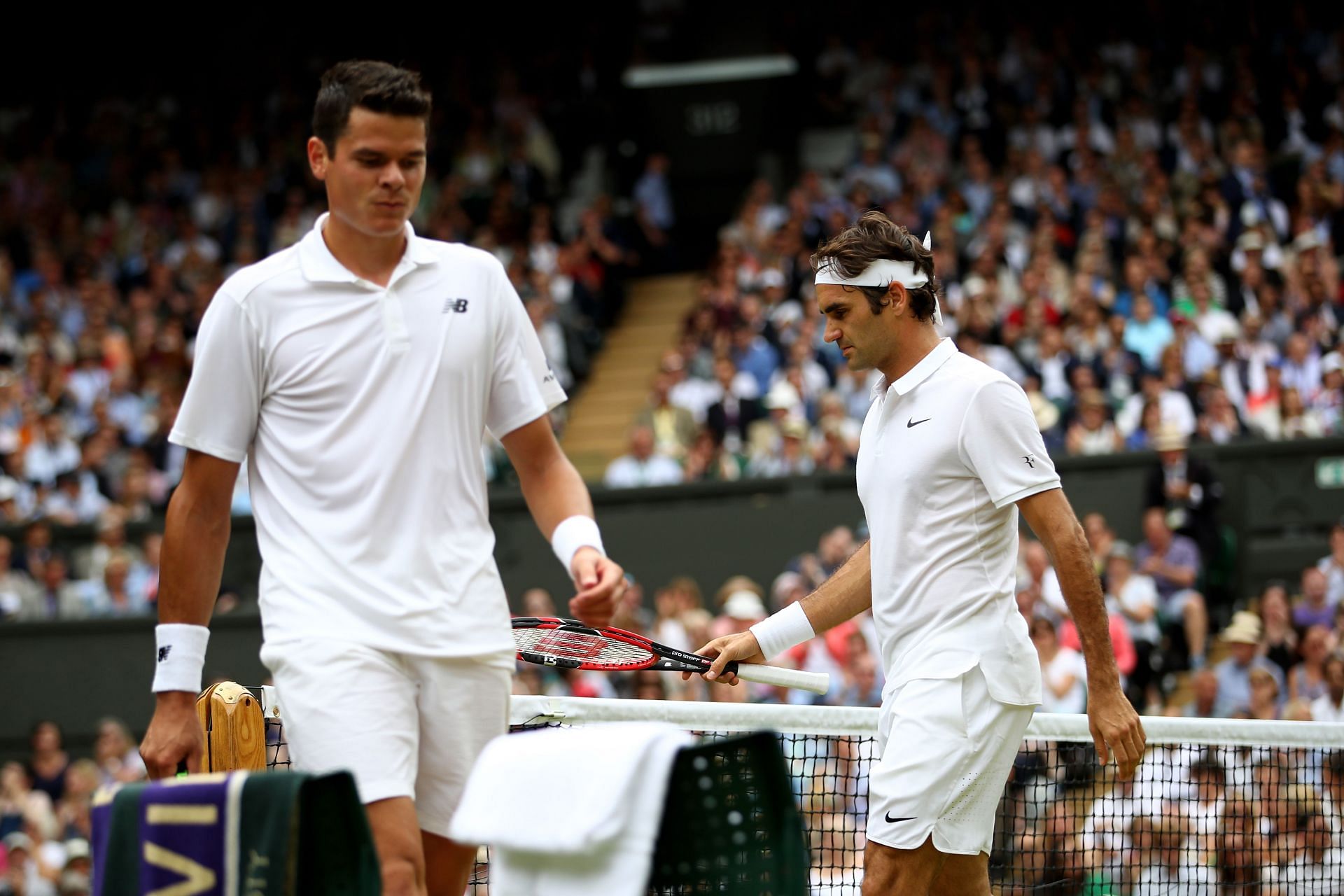 Raonic caused a stir by beating Federer at Wimbledon 2016