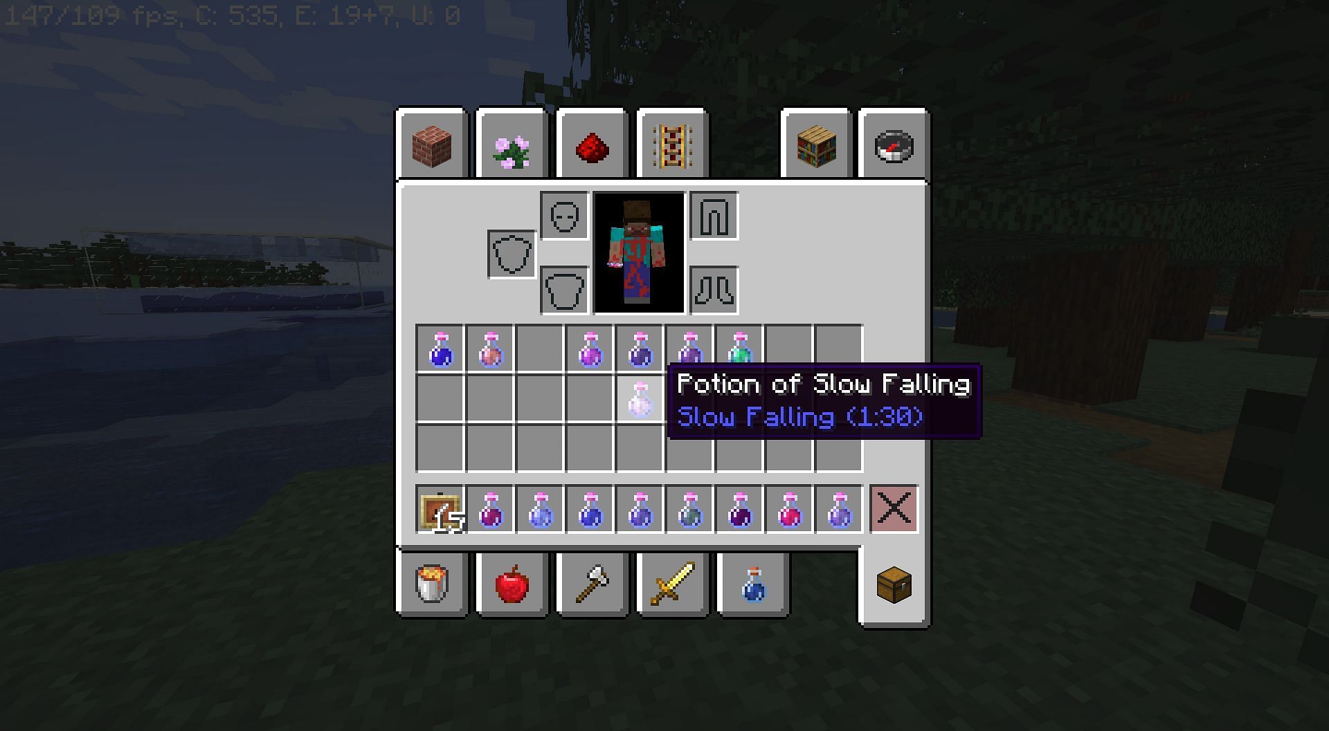 minecraft potion of slow falling