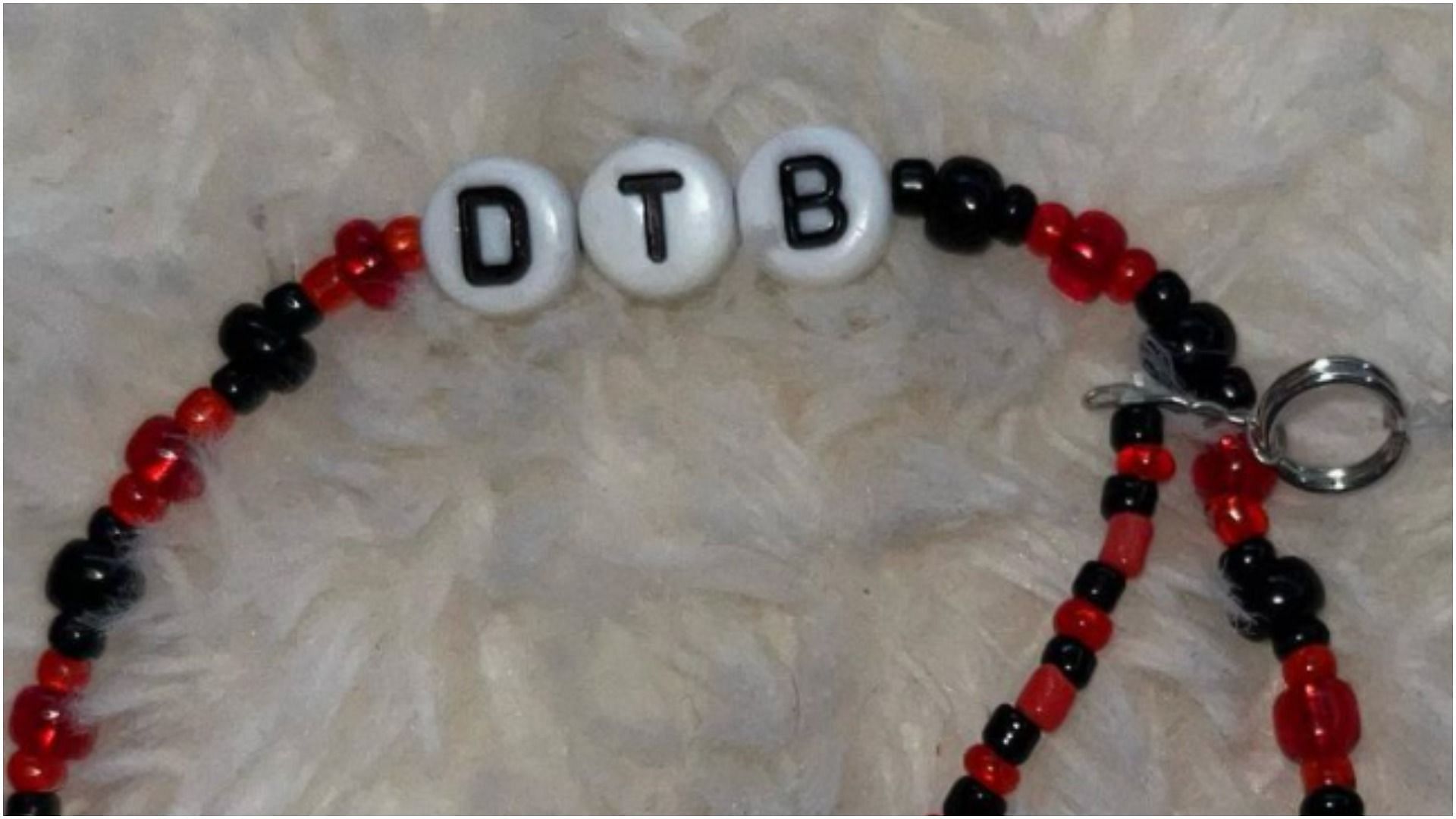DTB is the new addition to TikTok&#039;s new lingo (Image via beadedbymiyra/Instagram)