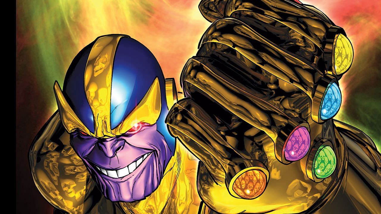 Infinity Gauntlet Thanos, as seen in the comics (Image via Marvel Entertainment)