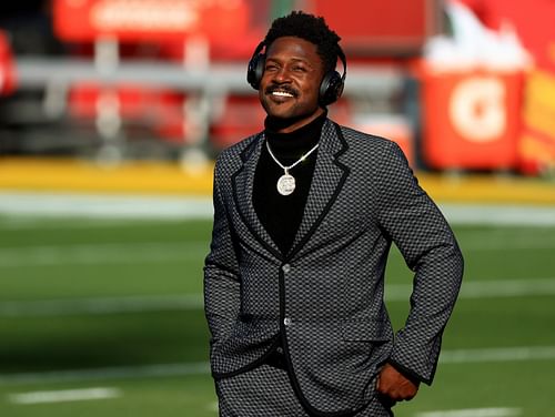 WR Antonio Brown at Super Bowl LV