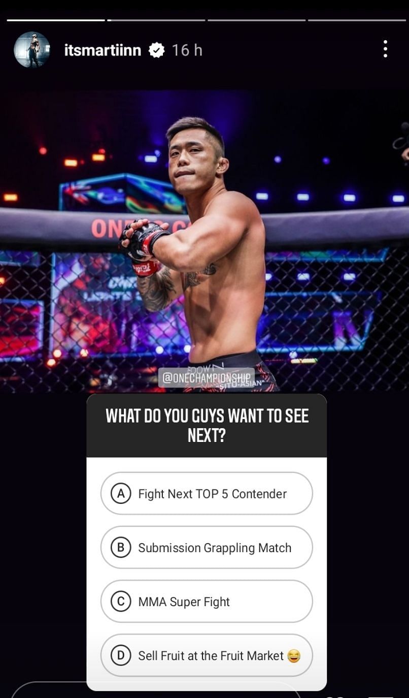 Screen grab from Martin Nguyen&#039;s Instagram Stories