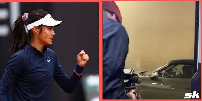 Watch: Emma Raducanu filmed driving a Porsche in Stuttgart