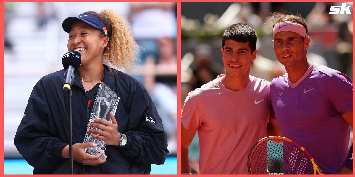 Naomi Osaka intends to study Rafael Nadal and Carlos Alcaraz to prepare for the clay swing