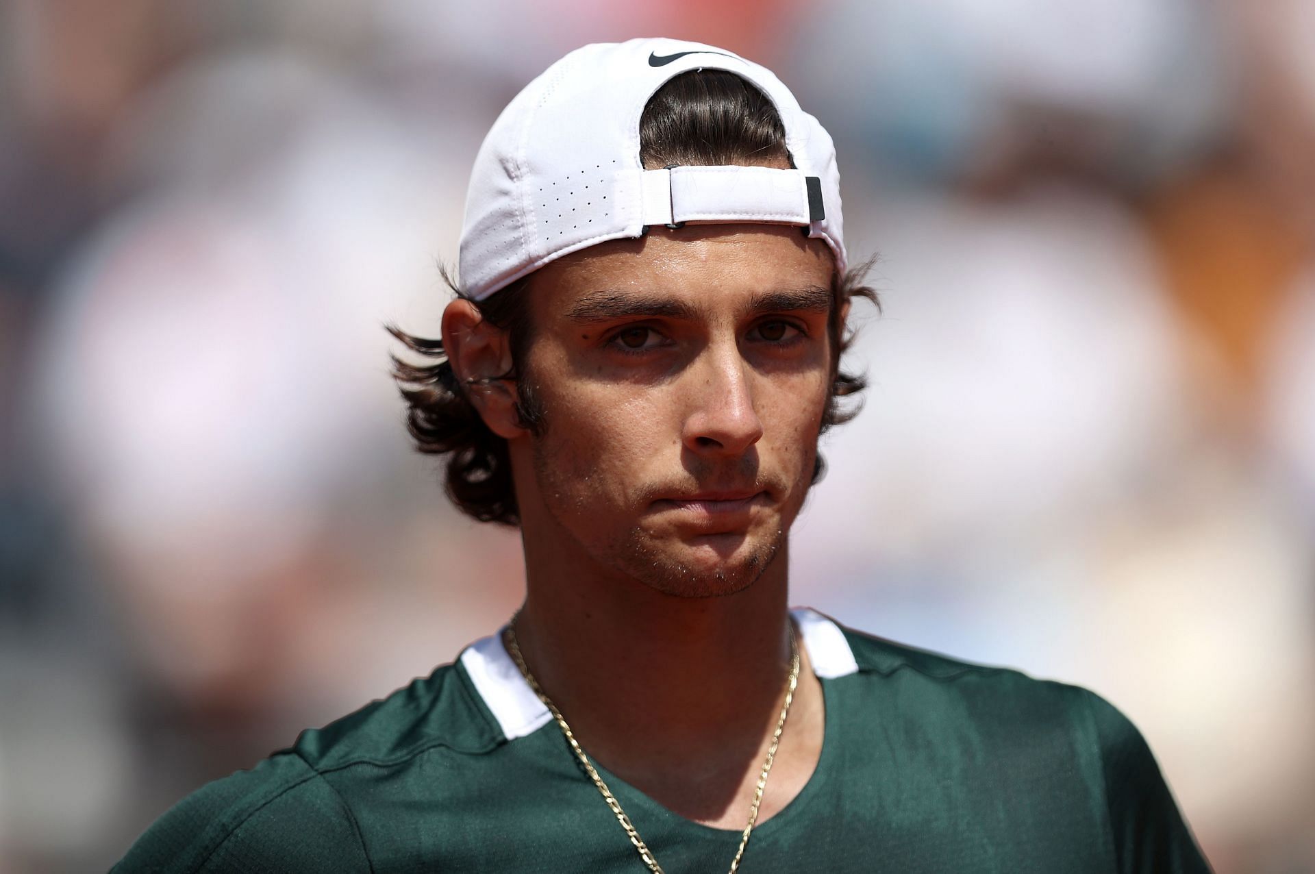 Lorenzo Musetti at the 2022 Rolex Monte-Carlo Masters.