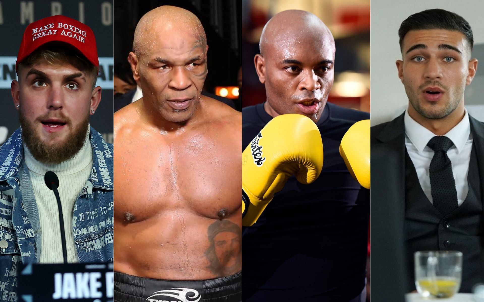 Jake Paul, Mike Tyson, Anderson Silva, and Tommy Fury