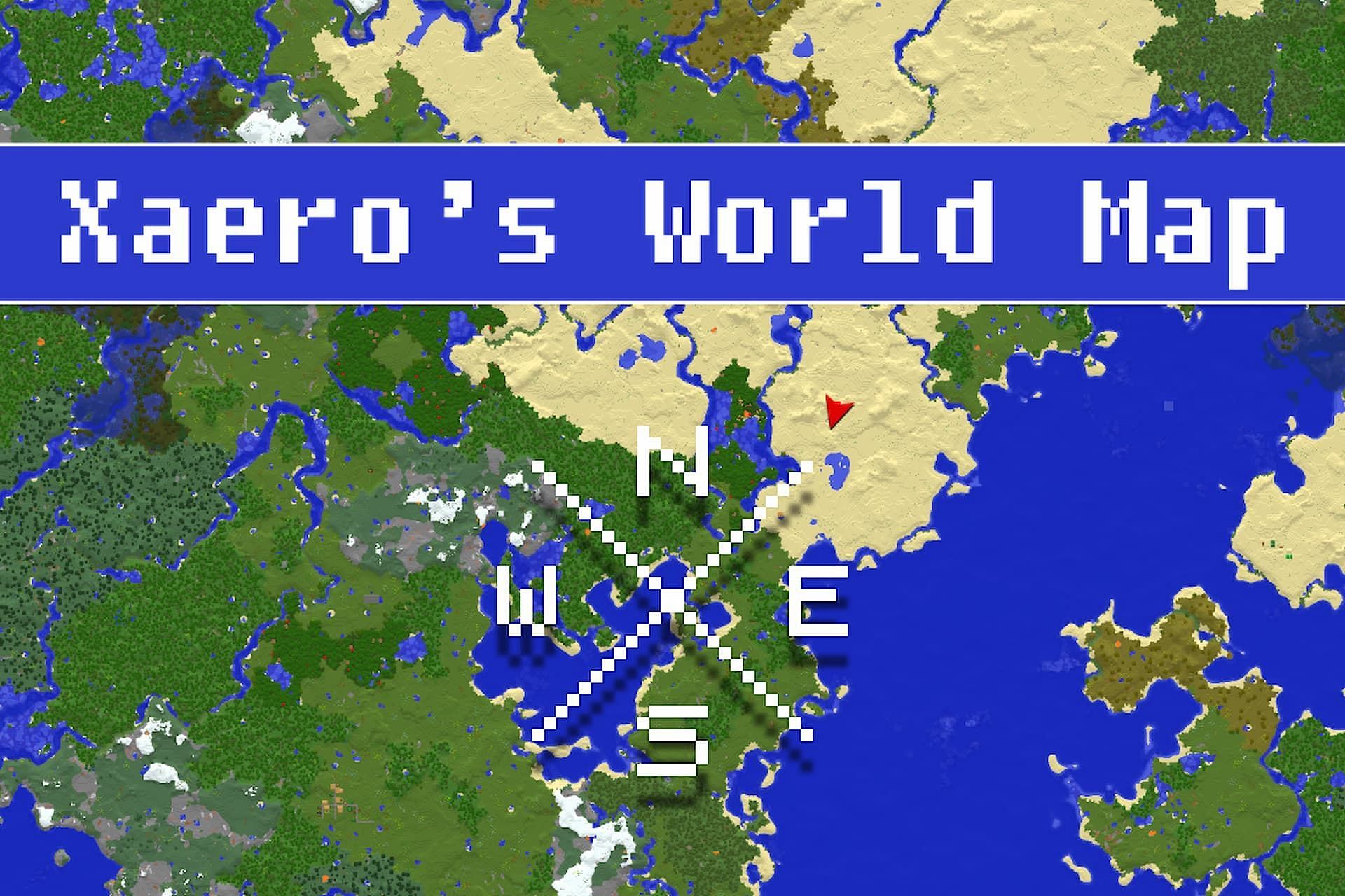 World Map Mod (Image via CurseForge)