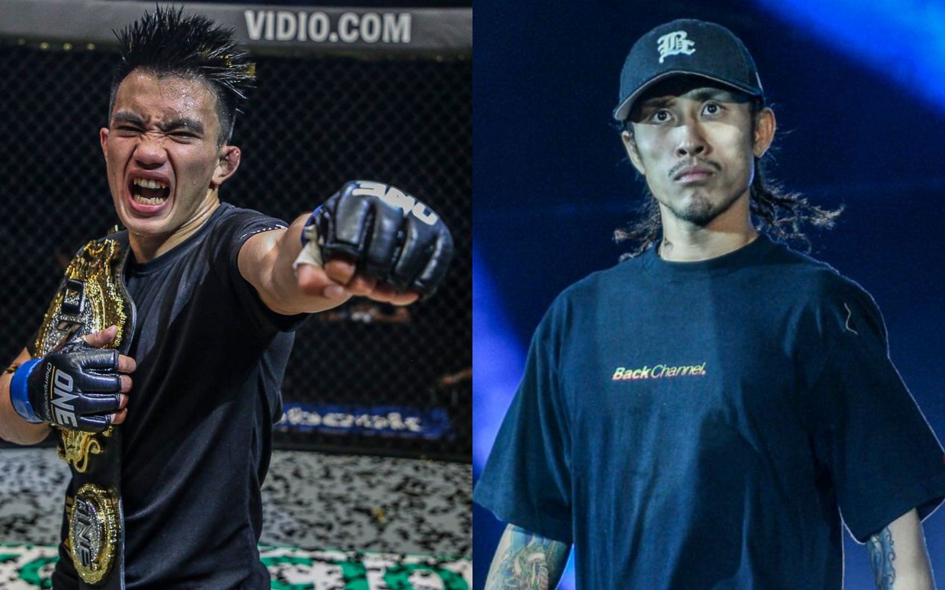 Namiki Kawahara (right) says he is coming after Joshua Pacio&#039;s (left) ONE strawweight world title. [Photos ONE Championship]