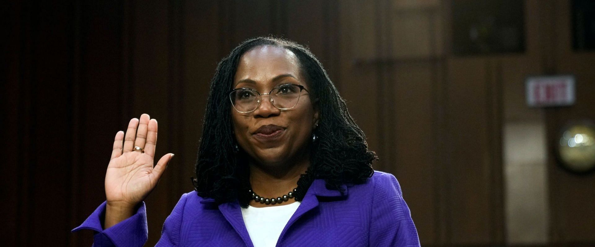 Ketanji Brown Jackson will swear in once Associate Justice Stephen Breyer steps down from the role (Image via Drew Angerer/Getty Images)