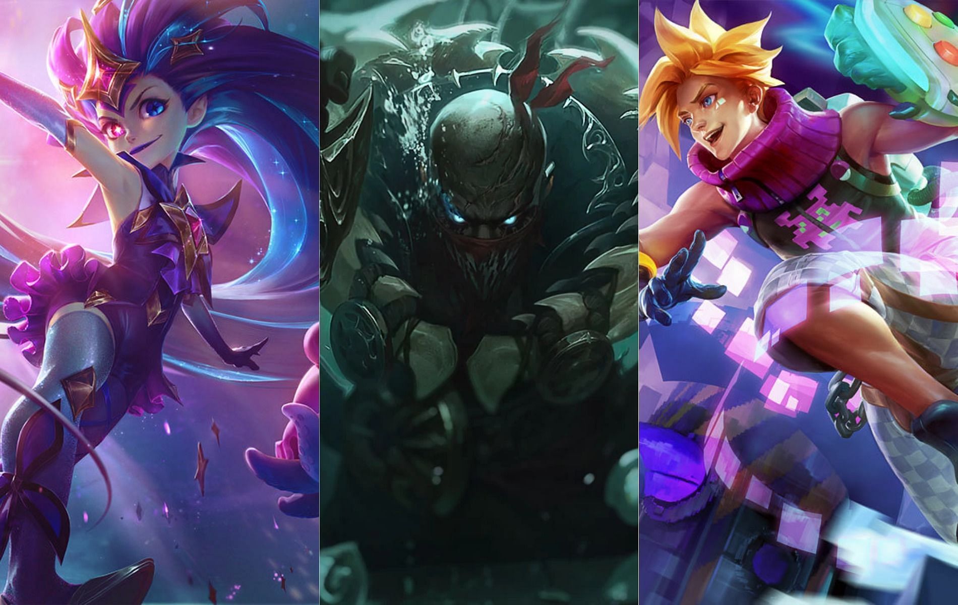 League of Legends patch 12.8 preview brings Buffs to Ezreal and Zoe and Pyke nerfs (Images via Riot Games)