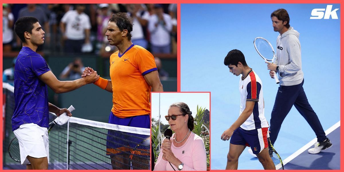 Pam Shriver thinks Rafael Nadal and Juan Carlos Ferrero have been great role models for Carlos Alcaraz