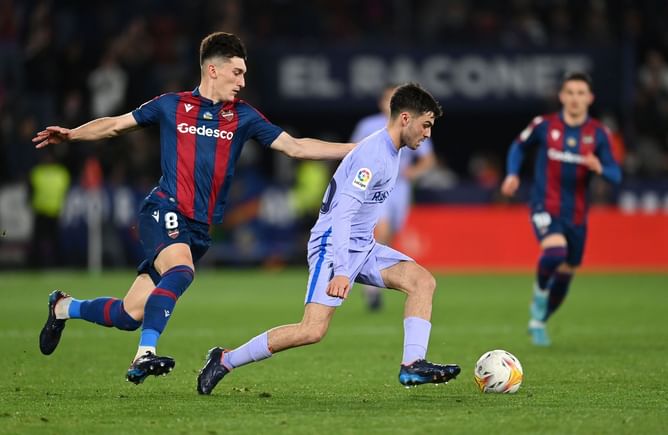 Levante 2-3 Barcelona: Barca Player Ratings as substitutes Pedri and Luuk de Jong inspire hard-fought victory | La Liga 2021-22