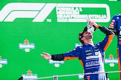 Watch: Daniel Ricciardo launches shoey-inspired wine and decanter