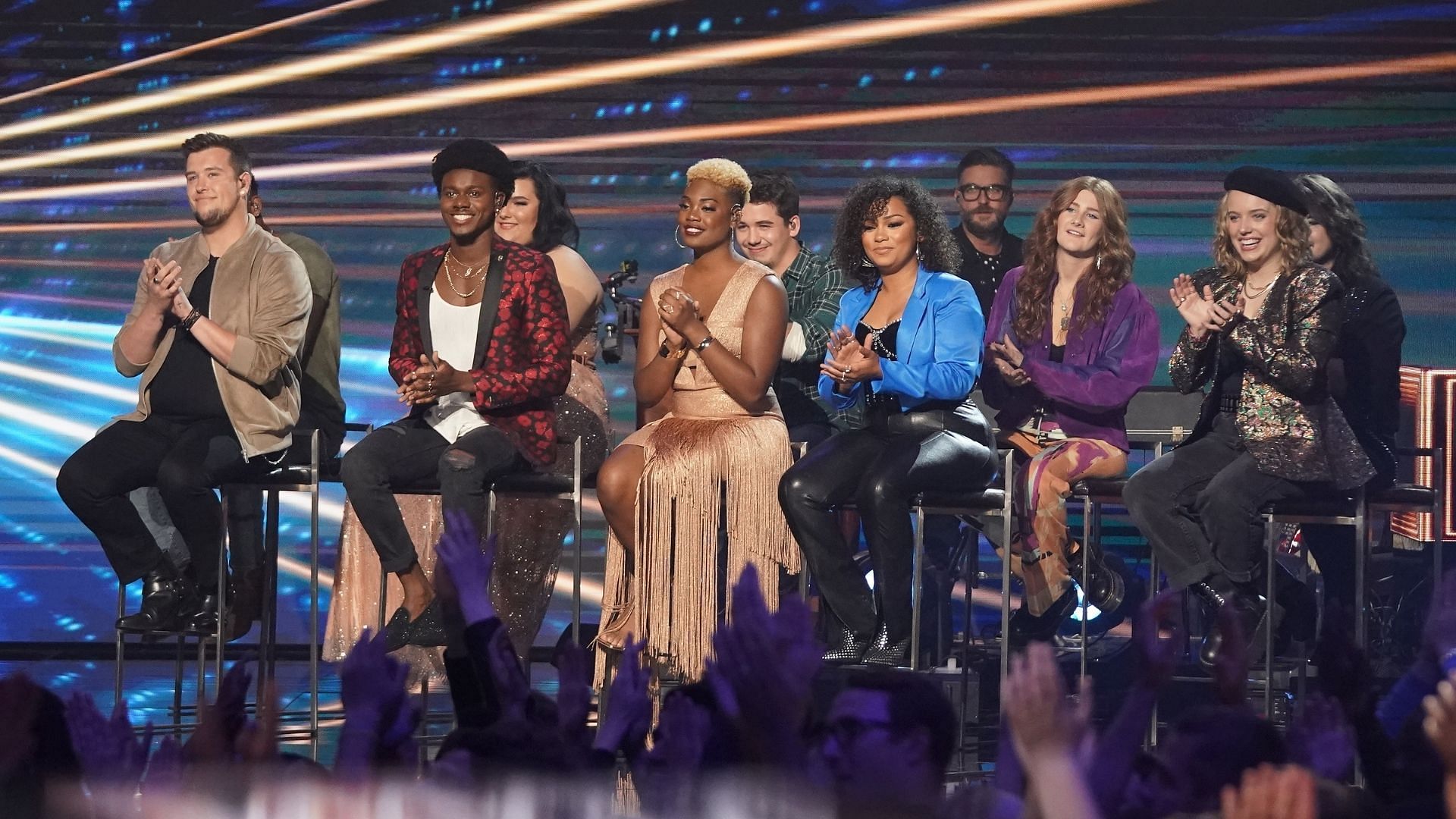 Six contestants were eliminated during Monday night&#039;s American Idol episode (Image via Eric McCandless/ABC)