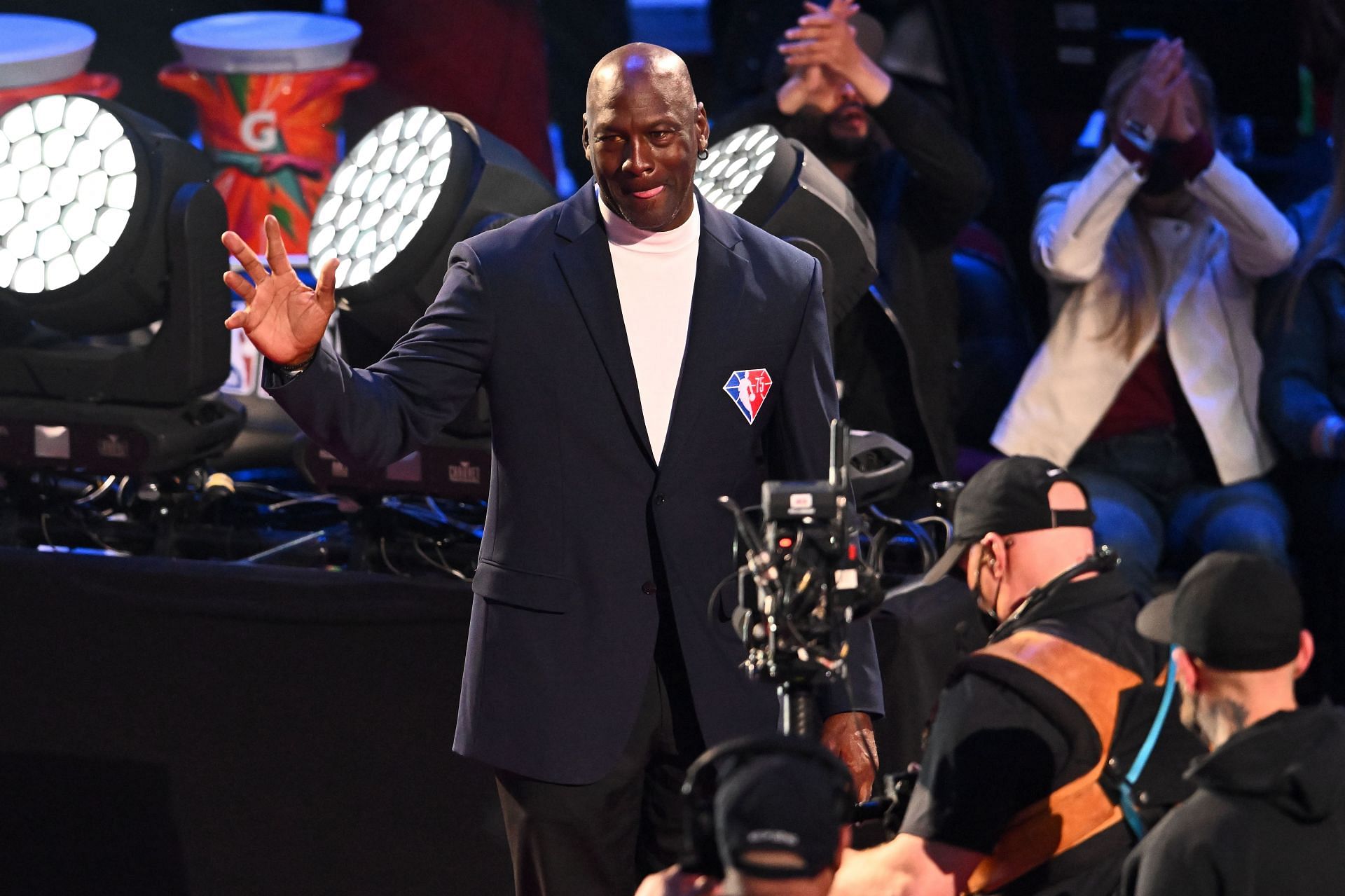 Michael Jordan au match des étoiles NBA 2022.