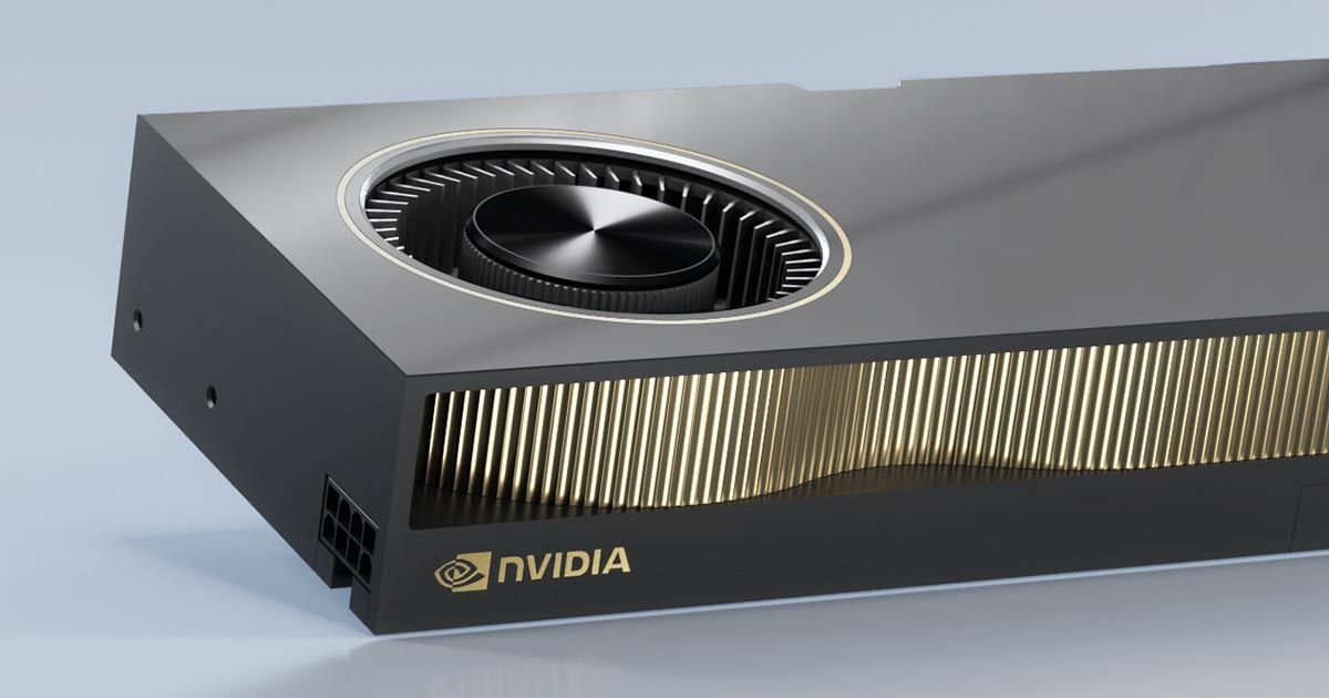 Nvidia Quadro RTX A6000 (Image via Nvidia)