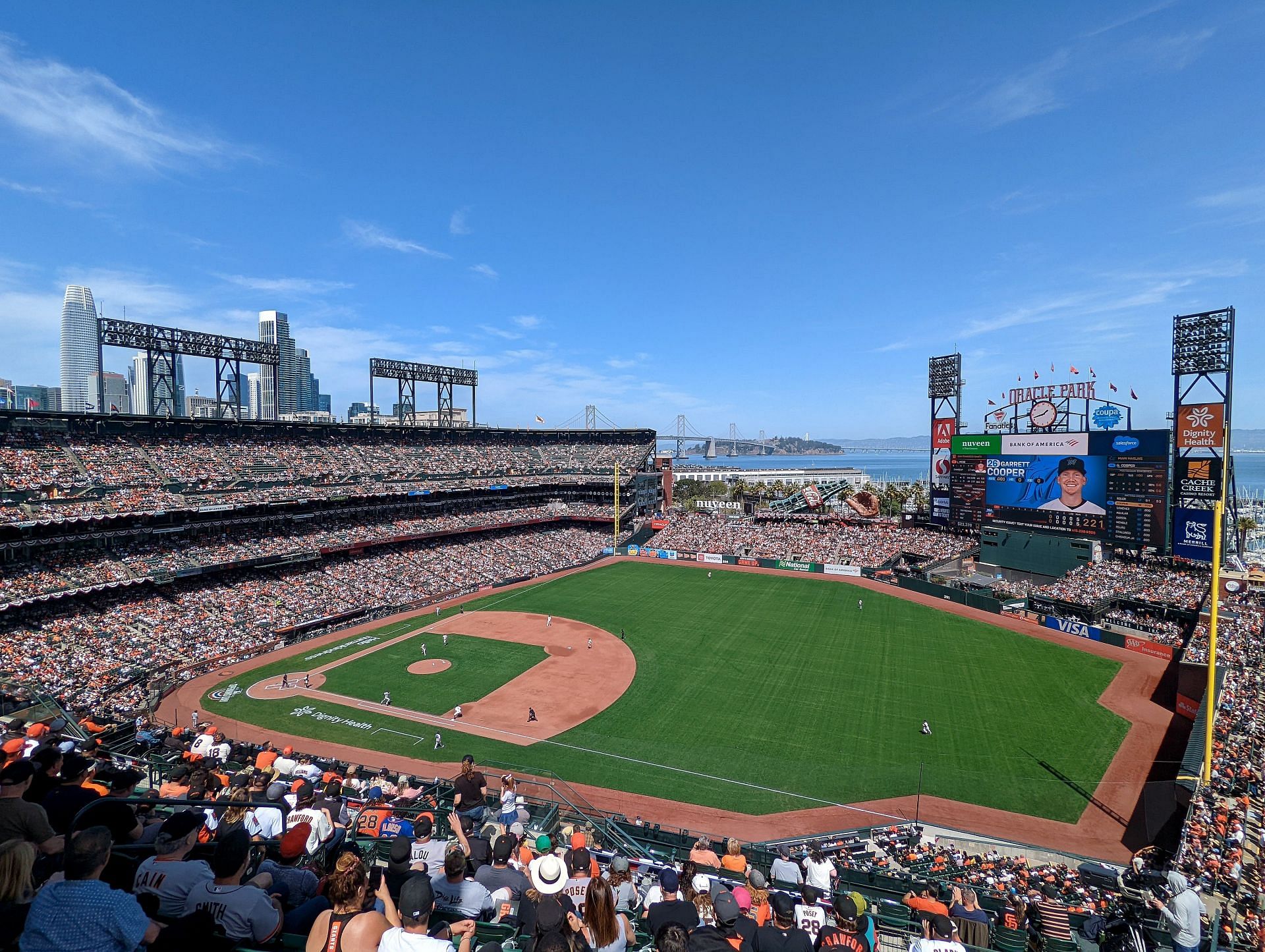 Oracle Park in San Francisco will host its second series of the season