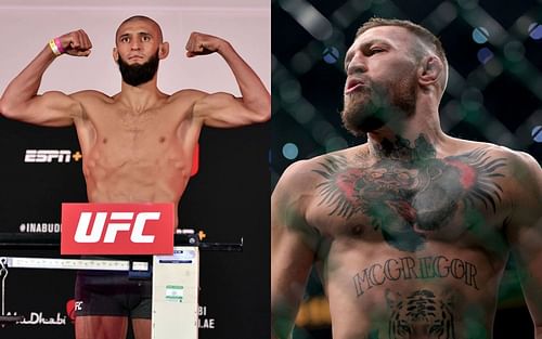 Khamzat Chimaev (left) and Conor McGregor (right) [Images courtesy of Getty]