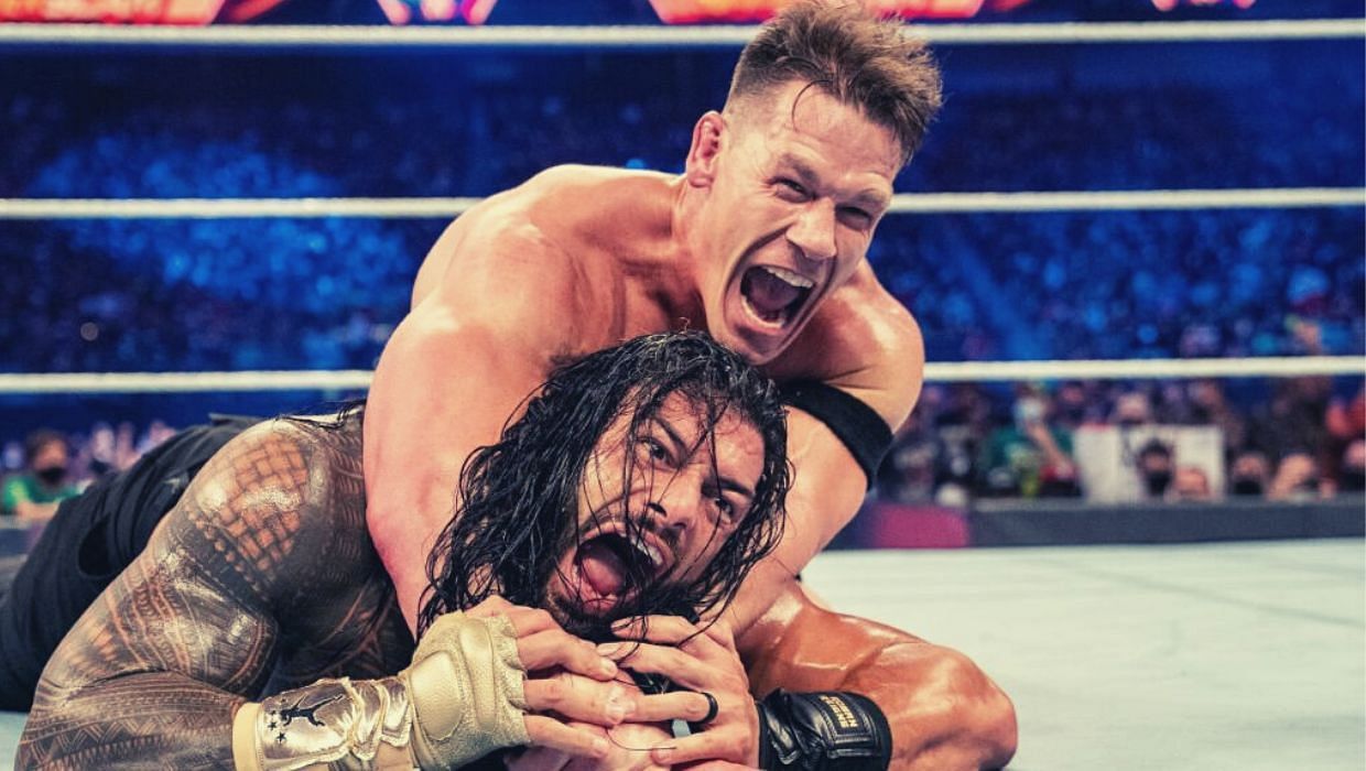 Roman Reigns and John Cena faced each other at SummerSlam 2021.