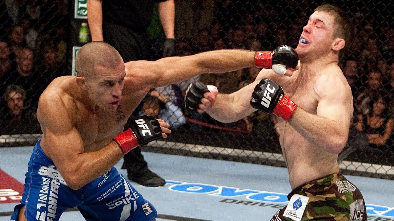 Georges St-Pierre showed just how far he&#039;d come when he smashed Matt Hughes in their rematch