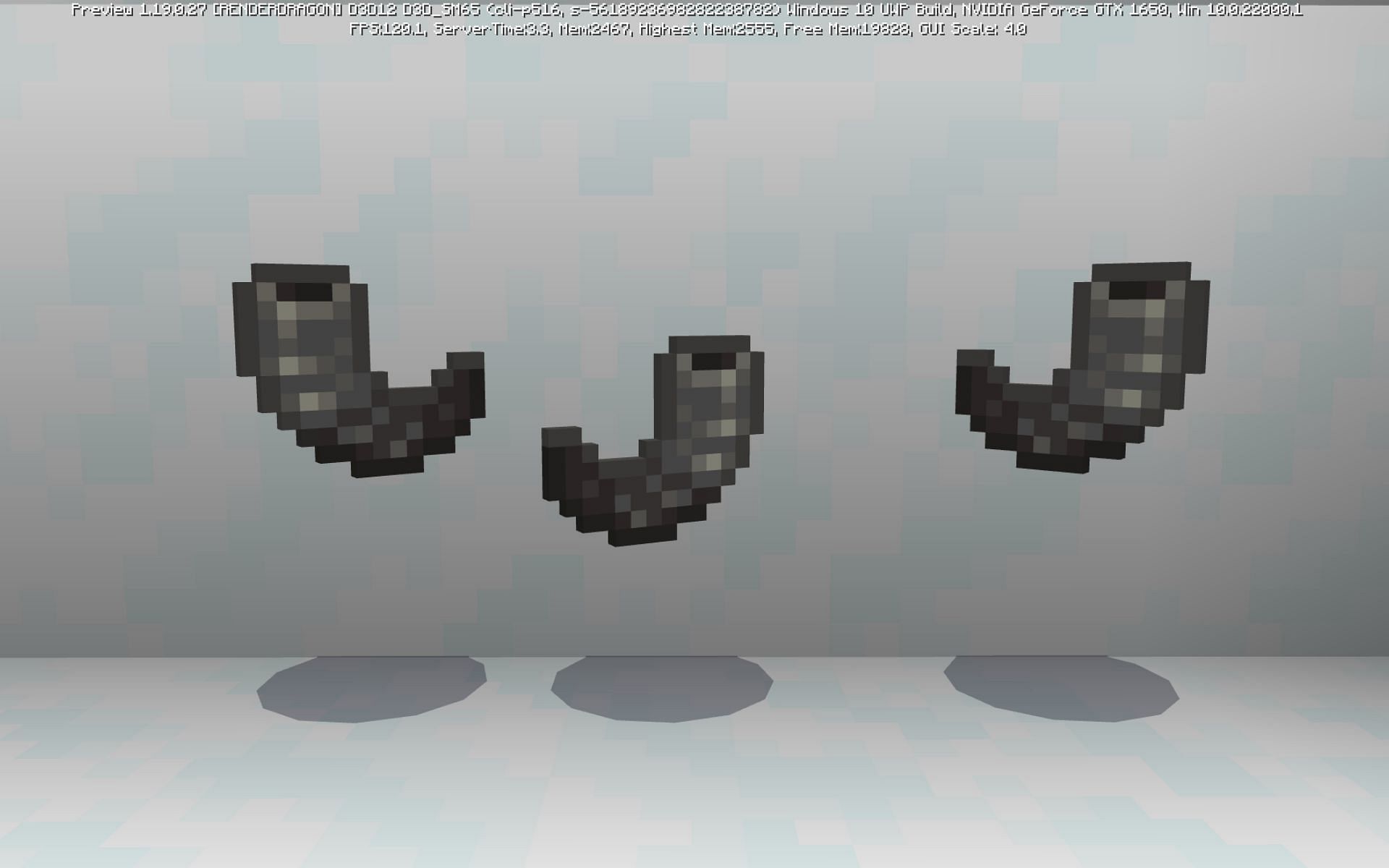 Goat horns (Image via Minecraft 1,19 Bedrock Preview)