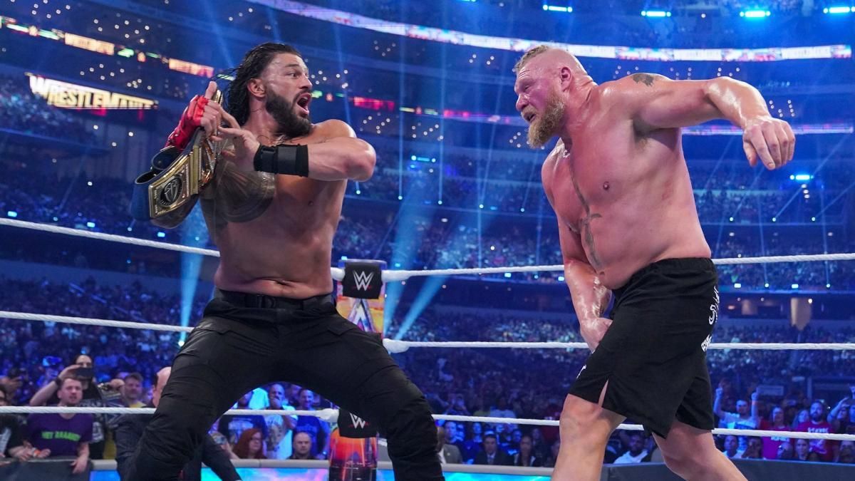 WWE WrestleMania 38 में ब्रॉक लैसनर को मिली करारी हार 