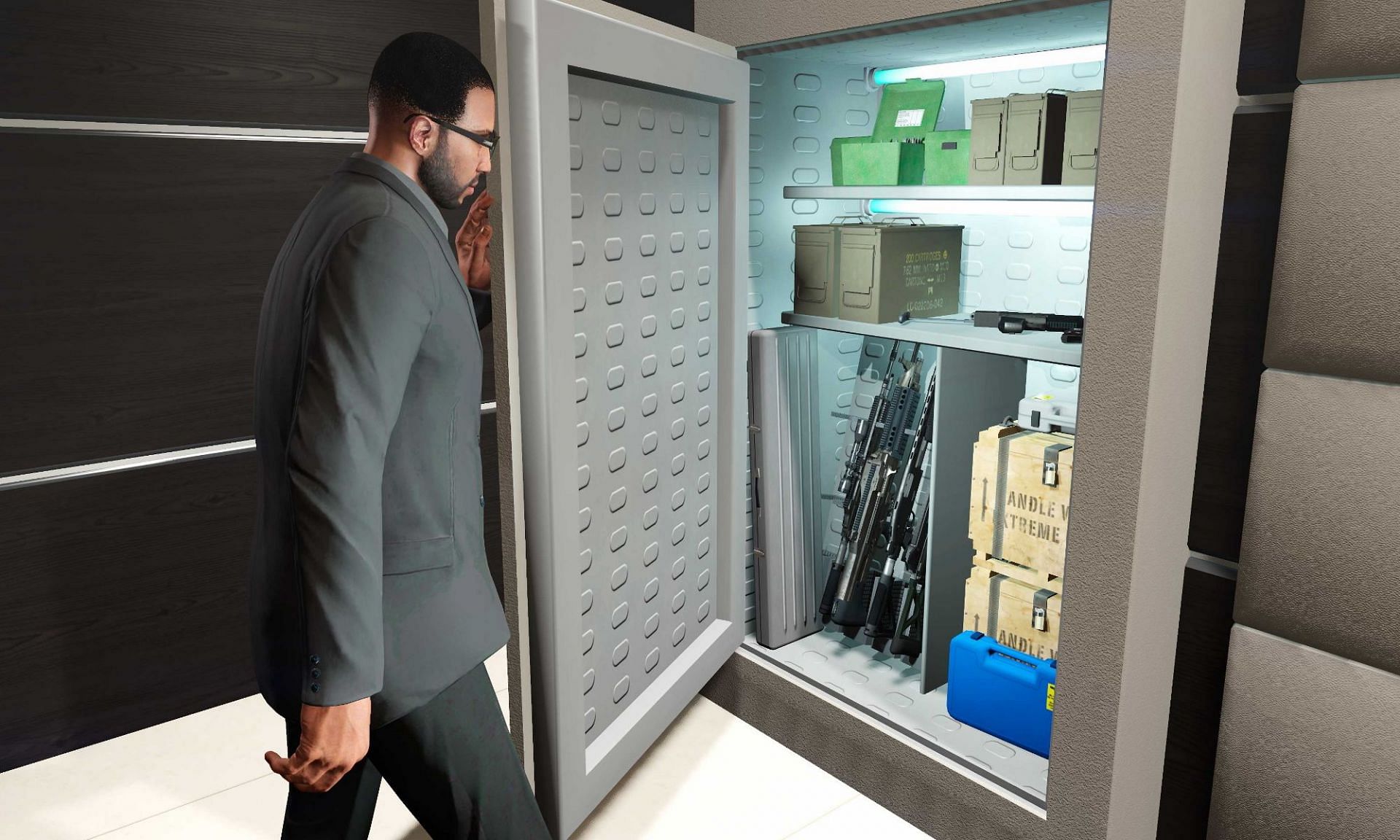 Gun Lockers are quite useful in GTA Online (Image via Rockstar Games)